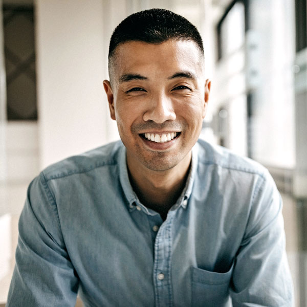 smiling man
