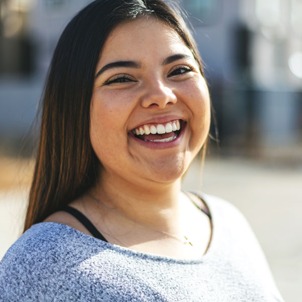 smiling woman